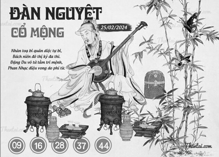 ĐÀN NGUYỆT CỔ MỘNG 13/02/2024