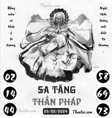 SA TĂNG THẦN PHÁP 25/02/2024