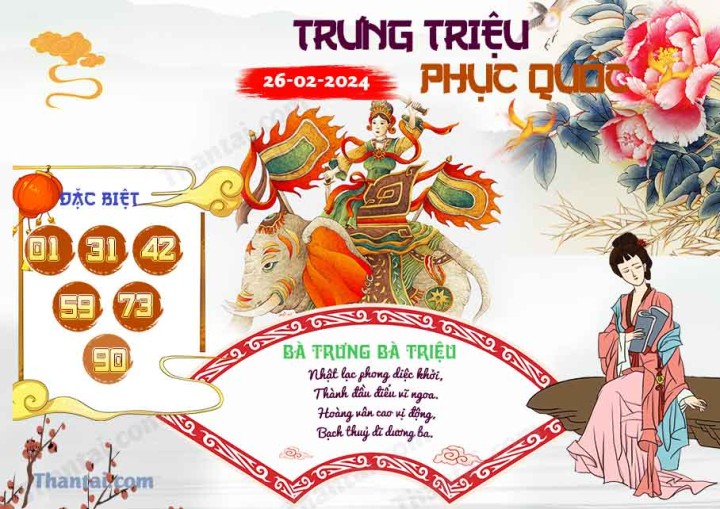 Trưng Triệu Phục Quốc 13/02/2024