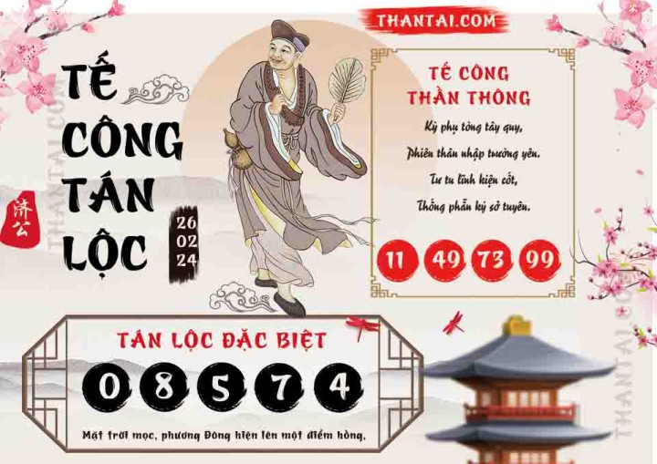 Tế Công Tán Lộc 13/02/2024