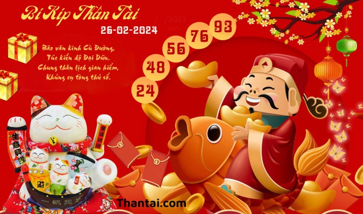 Bí Kíp Thần Tài 13/02/2024