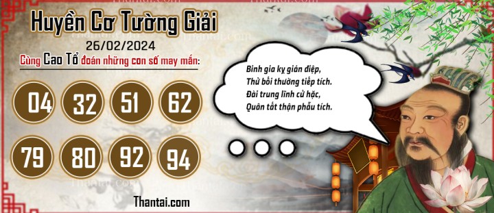 Huyền Cơ Tường Giải 13/02/2024
