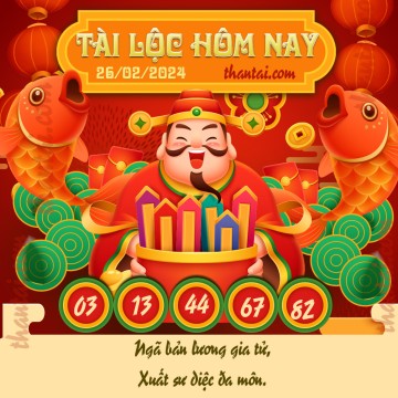 Tài Lộc Hôm Nay 26/02/2024