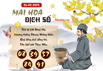 Mai Hoa Dịch Số 26/02/2024