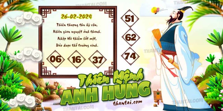 THIÊN MỆNH ANH HÙNG 13/02/2024