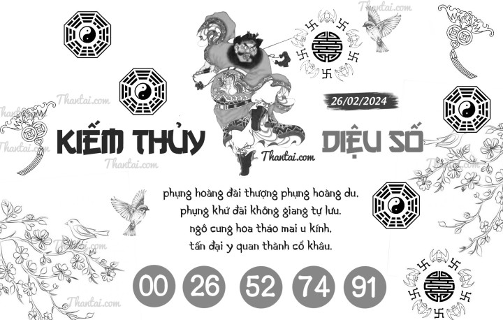 KIẾM THỦY DIỆU SỐ 13/02/2024
