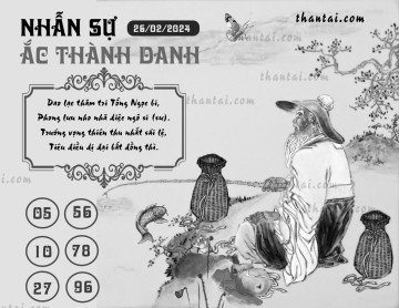 NHẪN SỰ ẮC THÀNH DANH 26/02/2024