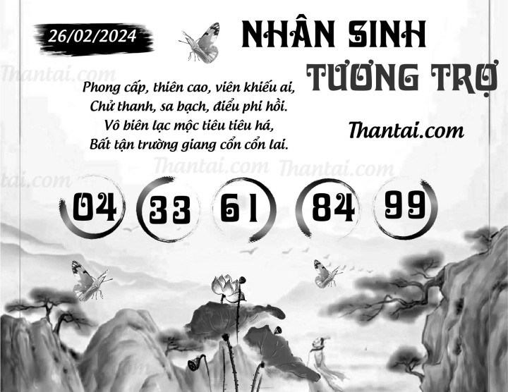 NHÂN SINH TƯƠNG TRỢ 13/02/2024
