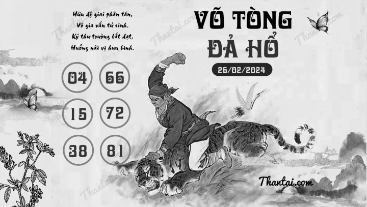 VÕ TÒNG ĐẢ HỔ 13/02/2024