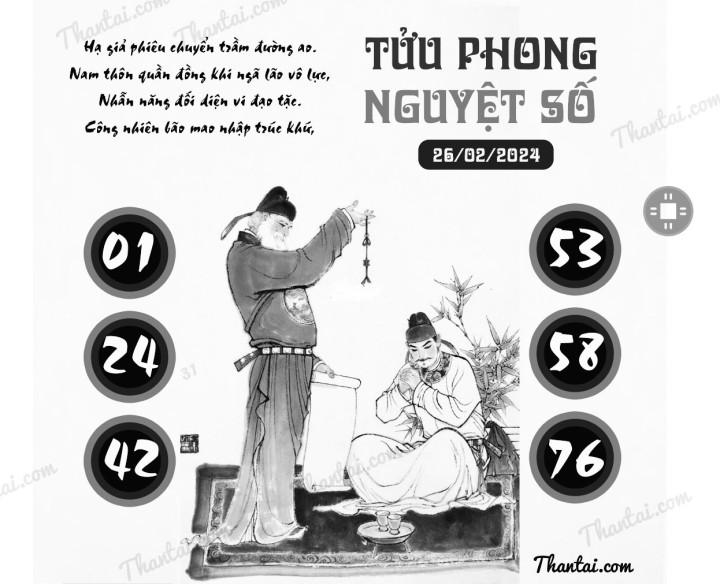 TỬU PHONG NGUYỆT SỐ 13/02/2024