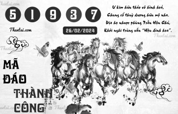 MÃ ĐÁO THÀNH CÔNG 26/02/2024