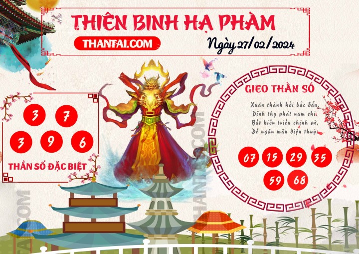 Thiên Binh Hạ Phàm 13/02/2024