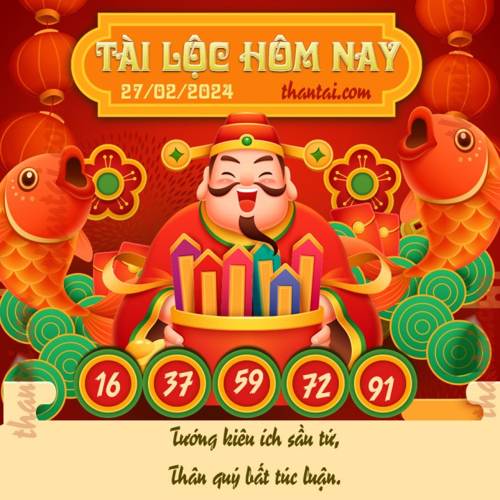 Tài Lộc Hôm Nay 13/02/2024