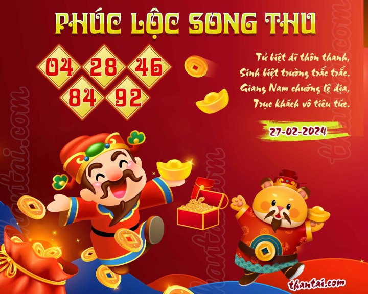 PHÚC LỘC SONG THU 13/02/2024
