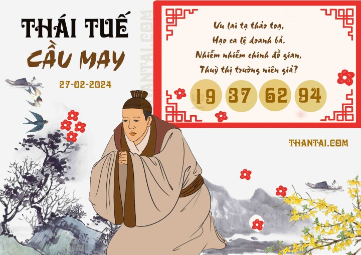 Thái Tuế Cầu May 13/02/2024