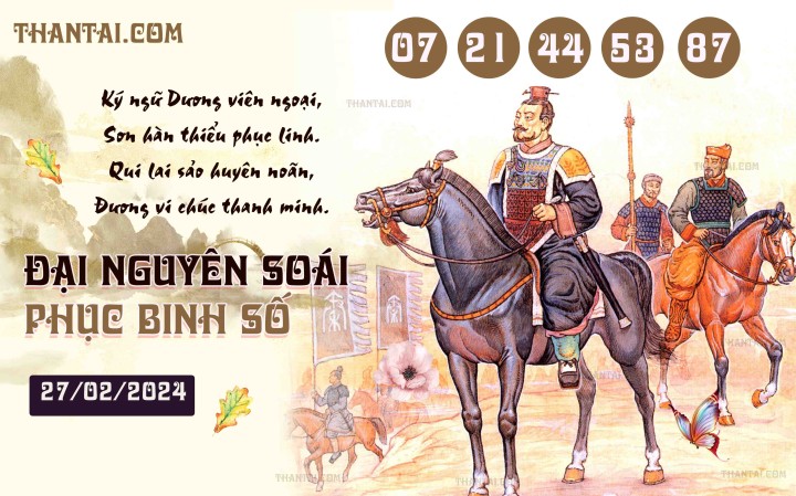 Đại Nguyên Soái 13/02/2024