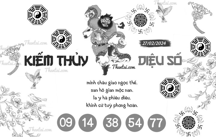 KIẾM THỦY DIỆU SỐ 13/02/2024