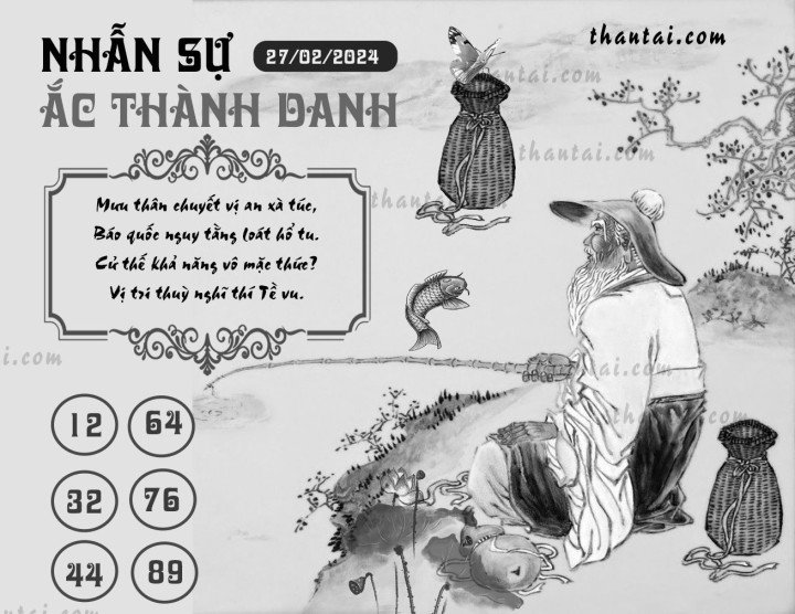 NHẪN SỰ ẮC THÀNH DANH 13/02/2024