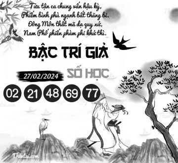 BẬC TRÍ GIẢ SỐ HỌC 27/02/2024