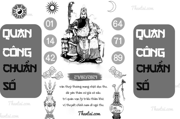 QUAN CÔNG CHUẨN SỐ 13/02/2024