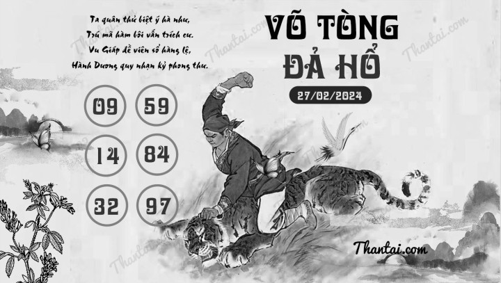 VÕ TÒNG ĐẢ HỔ 13/02/2024