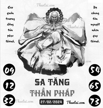 SA TĂNG THẦN PHÁP 27/02/2024