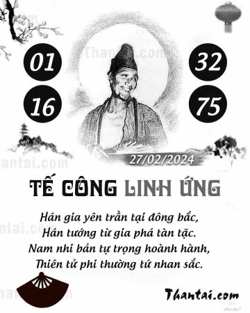 TẾ CÔNG LINH ỨNG 27/02/2024