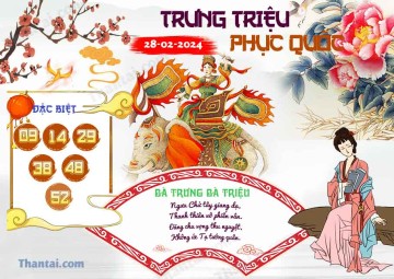 Trưng Triệu Phục Quốc 28/02/2024