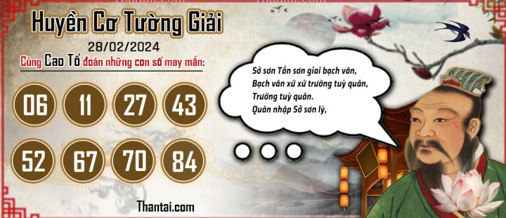 Huyền Cơ Tường Giải 13/02/2024