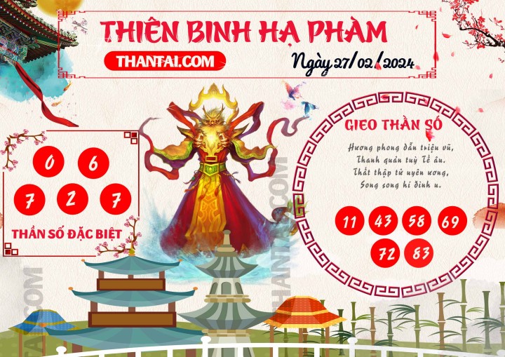 Thiên Binh Hạ Phàm 13/02/2024