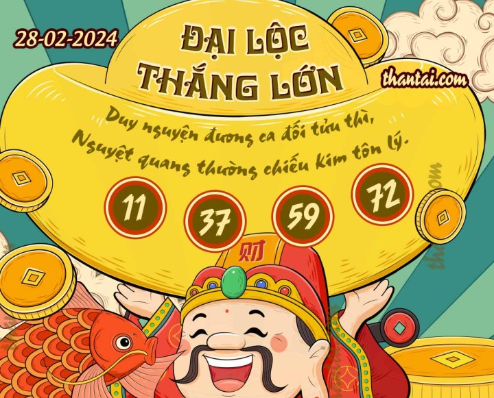 ĐẠI LỘC THẮNG LỚN 13/02/2024