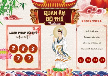 Quan Âm Độ Thế 28/02/2024