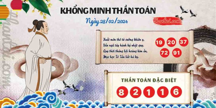 Khổng Minh Thần Toán 13/02/2024