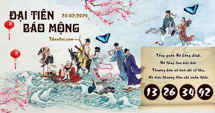 Đại Tiên Báo Mộng 13/02/2024