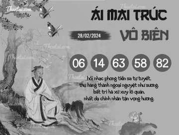 ÁI MAI TRÚC VÔ BIÊN 28/02/2024