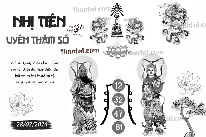 NHỊ TIÊN UYÊN THÂM SỐ 13/02/2024