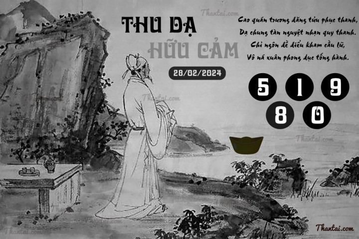 THU DẠ HỮU CẢM 13/02/2024