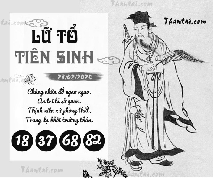LỮ TỔ TIÊN SINH 13/02/2024