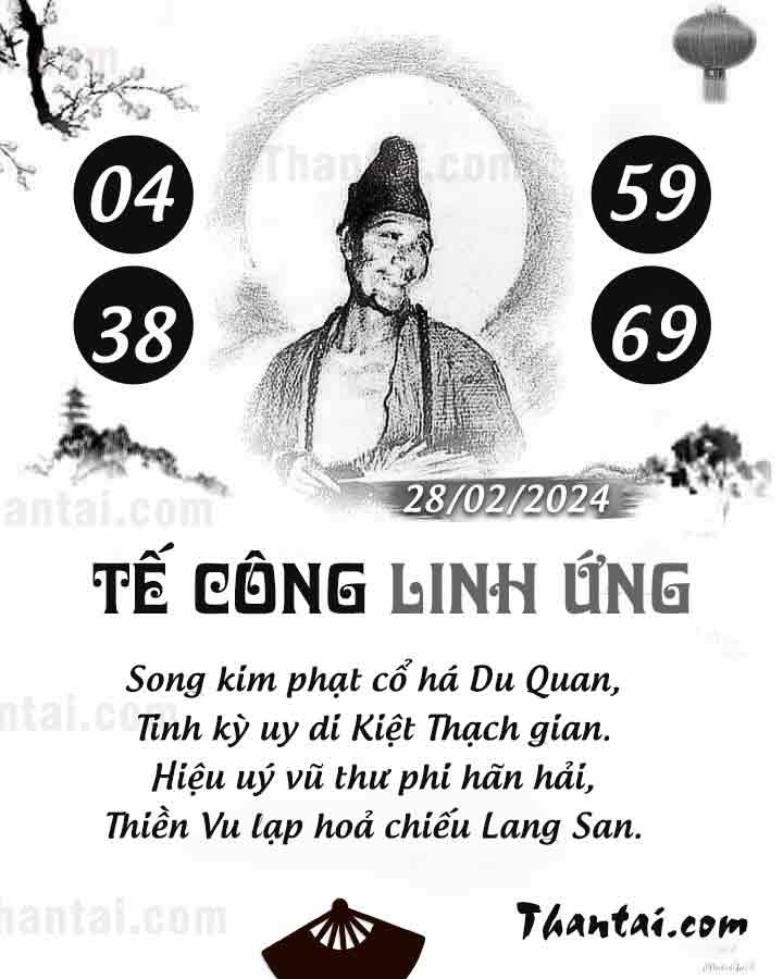 TẾ CÔNG LINH ỨNG 13/02/2024