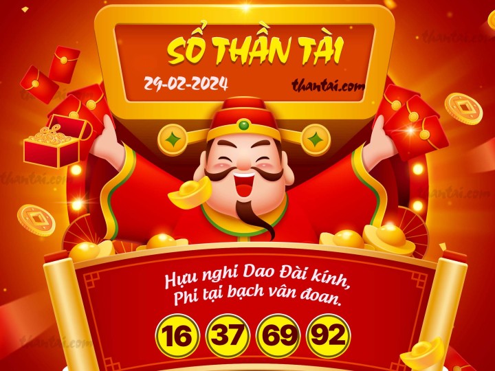SỔ THẦN TÀI 14/02/2024