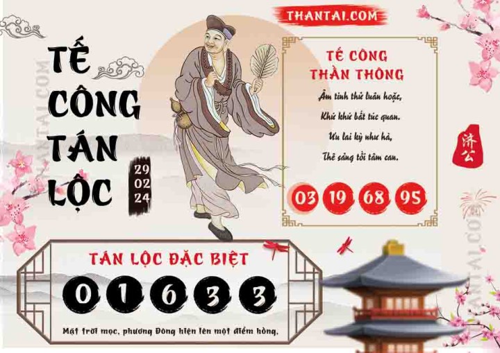 Tế Công Tán Lộc 14/02/2024