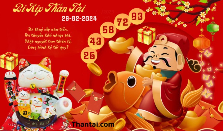 Bí Kíp Thần Tài 14/02/2024