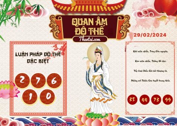 Quan Âm Độ Thế 29/02/2024