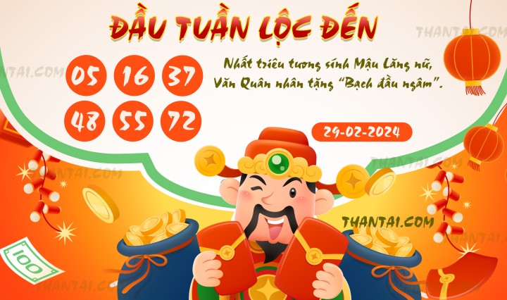 ĐẦU TUẦN LỘC ĐẾN 14/02/2024