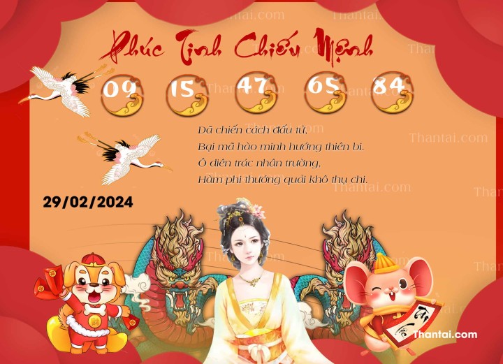 Phúc Tinh Chiếu Mệnh 14/02/2024