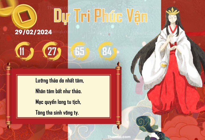 DỰ TRI PHÚC VẬN 14/02/2024