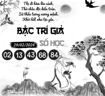 BẬC TRÍ GIẢ SỐ HỌC 29/02/2024