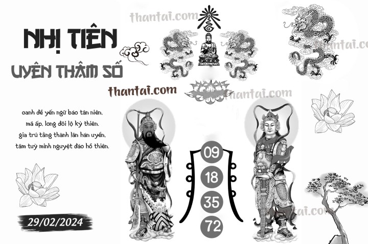 NHỊ TIÊN UYÊN THÂM SỐ 14/02/2024