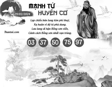 MẠNH TỬ HUYỀN CƠ 29/02/2024