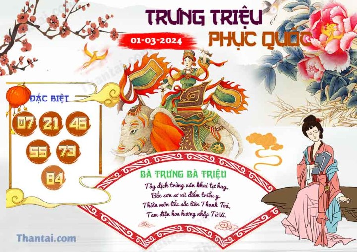 Trưng Triệu Phục Quốc 15/02/2024